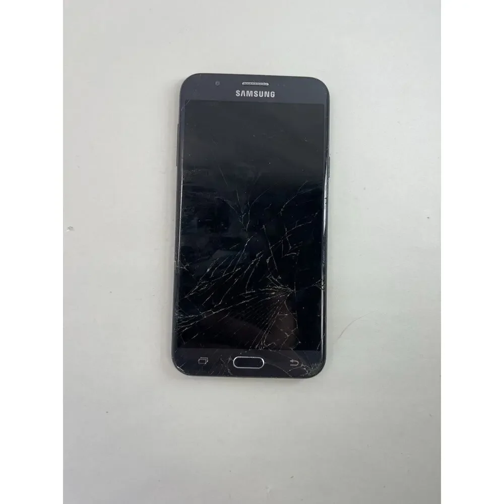 Lot of 6 Cracked Phones Motorola Samsung LG BLU - Parts